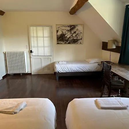Le Moulin D'Ande Bed & Breakfast Room photo